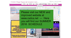 Desktop Screenshot of centerstagedca.net